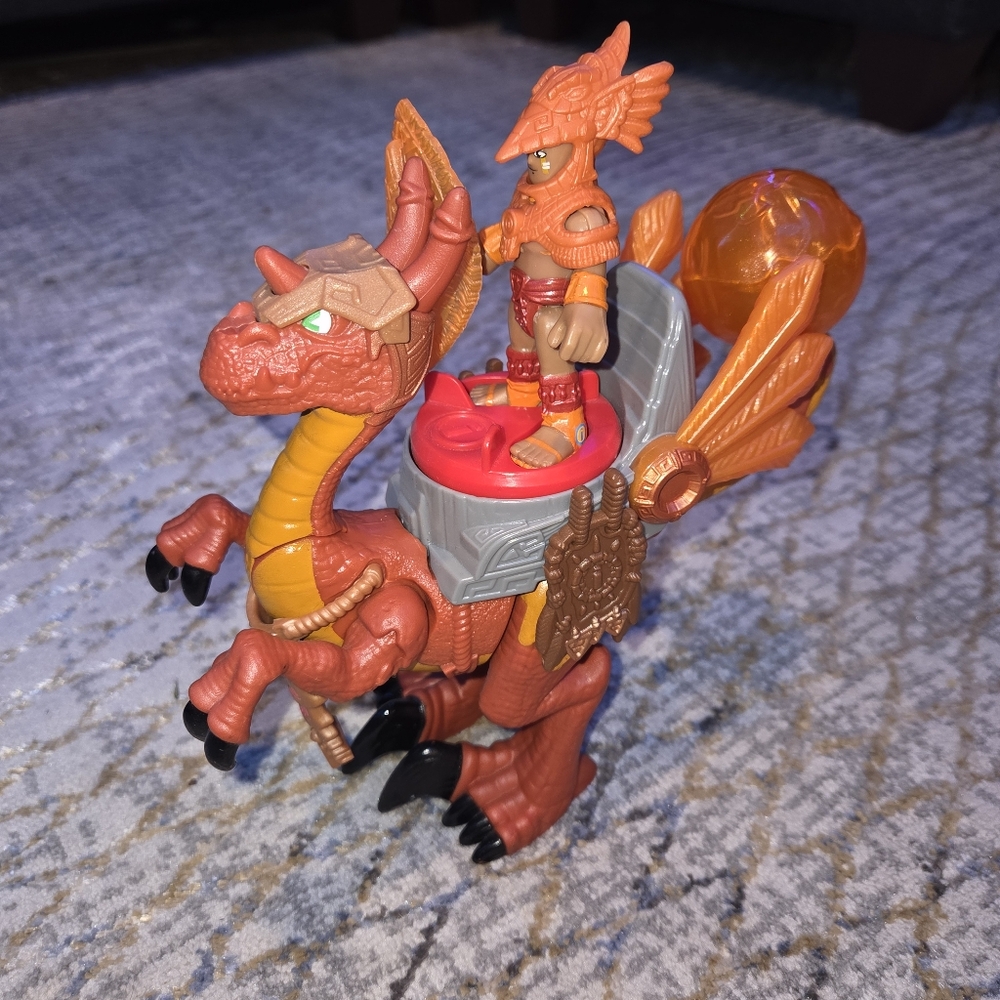 Fisher Price Imaginext Raptor Action Figure Prehistoric Adventures